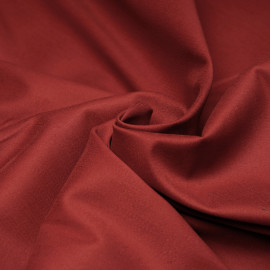 Tissu denim chino rouge de pompei - pretty mercerie - mercerie en ligne