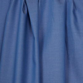 Tissu coton effet denim bleu marina- pretty mercerie - mercerie en ligne