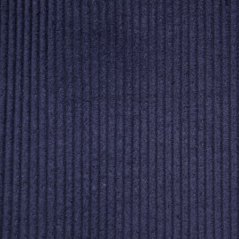 Tissu velours côtelé coton bleu patriote - mercerie en ligne - pretty mercerie