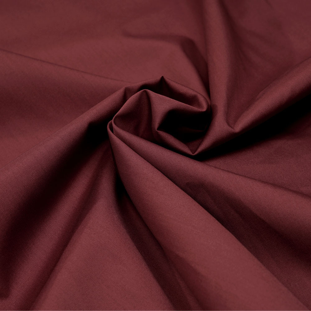 Tissu popeline de coton barn red - pretty mercerie - mercerie en ligne