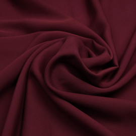 Tissu Tencel sergé rouge tibetain - pretty mercerie - mercerie en ligne