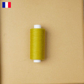 Fil à coudre vert citronnelle haute ténacité 500 m | fabrication française | pretty Mercerie | Mercerie en ligne