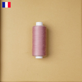 Fil à coudre rose blush ténacité 500 m | fabrication française | pretty Mercerie | Mercerie en ligne