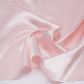 Doublure satin polyester rose pastel | pretty mercerie | mercerie en ligne