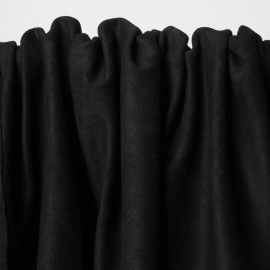 Tissu suédine noir | Pretty Mercerie | mercerie en ligne