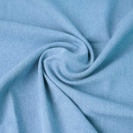 Tissu toile denim stretch bleu clair | pretty Mercerie | mercerie en ligne