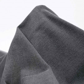 Tissu toile denim stretch gris clair chiné | pretty mercerie | mercerie en ligne