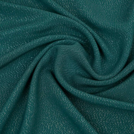 Tissu viscose et fil lurex argenté - Verde