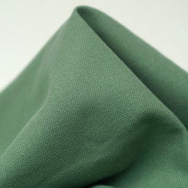 Tissu coton tissé à motif zig zag - Vert