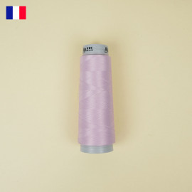 Cône de fil mousse à coudre pâle lilas haute ténacité 1000 m | fabrication française