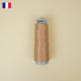 Cône de fil mousse à coudre beige rosé haute ténacité 1000 m | fabrication française