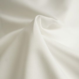 Tissu denim chino blanc cassé