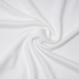 Tissu molleton 100% coton bio blanc | Pretty Mercerie | mercerie en ligne
