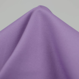 Tissu denim chino uni clock - Violet