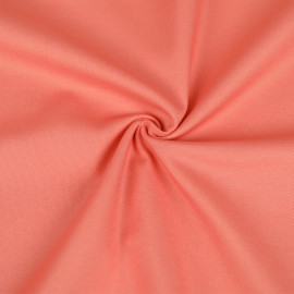 Tissu denim chino uni clock - orange