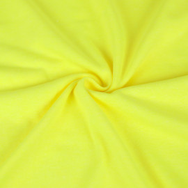 Tissu coton maille jersey lime néon
