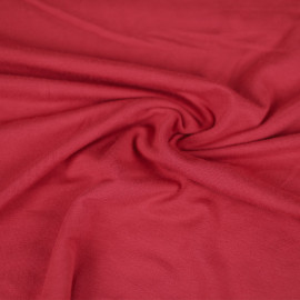 Tissu jersey bambou uni - Rouge