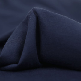 Tissu jersey de coton bleu marine 110gr