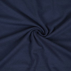 Tissu jersey de coton bleu marine 130gr