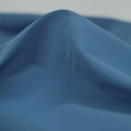 Tissu maillot de bain homme uni - blue denim