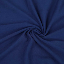 Tissu jersey Modal uni - bleu limoges