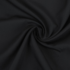 Tissu toile de polyocel Melchior uni 150 gr - noir