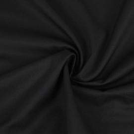 Tissu toile de polyocel Melchior sergé 190 gr - noir