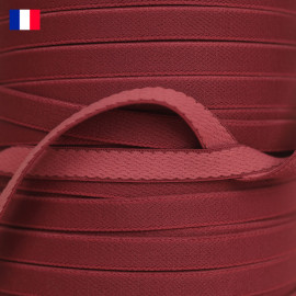 10 mm - Ruban élastique bretelle de soutien - rouget