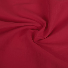 Tissu maillot de bain homme uni - rouge foncé