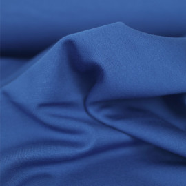 Tissu jersey maille Milano de viscose - uni - Bleu