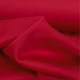 Tissu jersey maille Milano de viscose - uni - Rouge