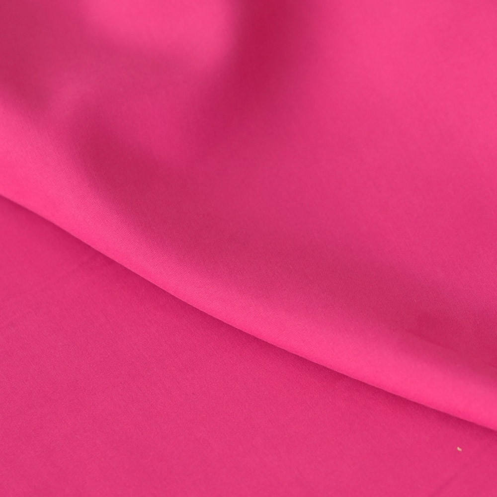 achat Tissu modal rose fuchsia effet peau de pêche - pretty mercerie - mercerie en ligne