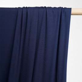 achat tissu jersey bambou bleu éclipse- pretty mercerie - mercerie en ligne